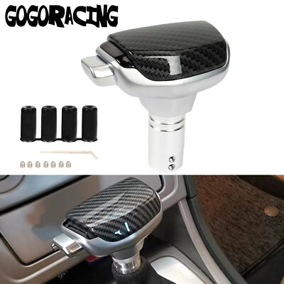 #ad Universal Carbon Fiber Leather AP Style Automatic Car Gear Shifter Shift Knob $20.99