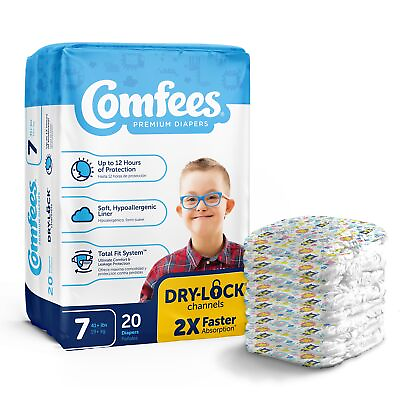 #ad Comfees Baby Baby Diaper Size 7 Over 41 lbs. CMF 7 80 Ct $42.01