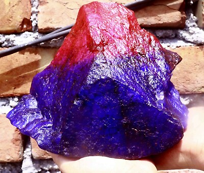 #ad 20000.00 Ct 4KG Expedite Shipping Certified Natural Blue amp; Red Ametrine Rough $559.99