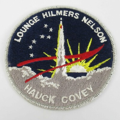 #ad NASA LARGE MISSION PATCH STS 26 LOUNGE HILMERS NELSON HAUCK COVEY DISCOVERY $6.36