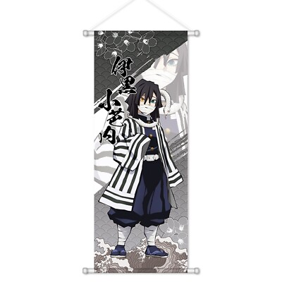 #ad Art Poster Demon Slayer Iguro Obanai Anime Home Cosplay Scroll Otaku Gift #14 $16.99