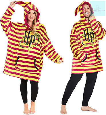 #ad Harry Potter Oversized Blanket Hoodie for Women Men and Teens Fleece Wearable GBP 35.84