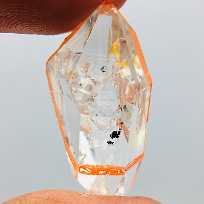#ad TOP Natural Herkimer diamond crystal moving water quicksand drop enhydro 5.19G $35.99