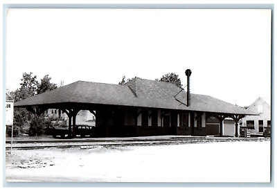 #ad Raymond New Hampshire NH Postcard Depot 1981 Unposted Vintage RPPC Photo $19.47
