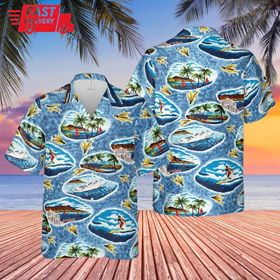 #ad Rooster Hawaiian Shirt Top Gun Top Gun Goose Hawaiian Shirt Us Size S 5XL $27.99