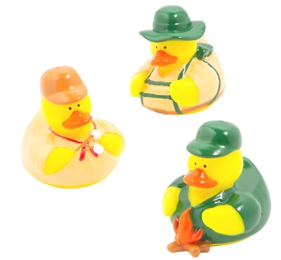 #ad Camping Rubber Duckies Set of 3 Free Shipping with 6 Purchases $8.55