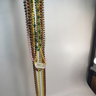 #ad Mardi Gras Beads Lot Of 13 $5.00