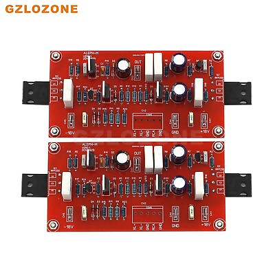 #ad One Pair Stereo PASS ALEPH M 16W Pure Class A Power Amplifier Kit Finished Board $49.99