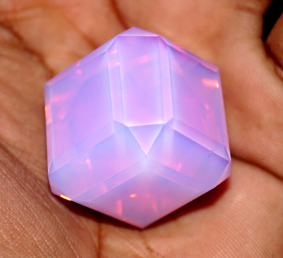 #ad EPIC GEMS Certified 195 Ct Natural Pink Opal Cube Welo Australian Untreated Gem $74.96