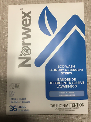 #ad Norwex Eco friendly Laundry Det. Strips 36 reg loads 72 small U will Love $26.99