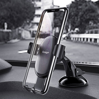 #ad Car Phone Holder Mount Black Gravity Auto Holder Stand For Mobile Cell Phone GPS $14.99