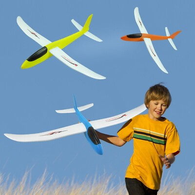 #ad Throwing Foam Plane Aircraft Outdoor Toy Foam Aircraft Sliding Gyro Glider Toy $17.78