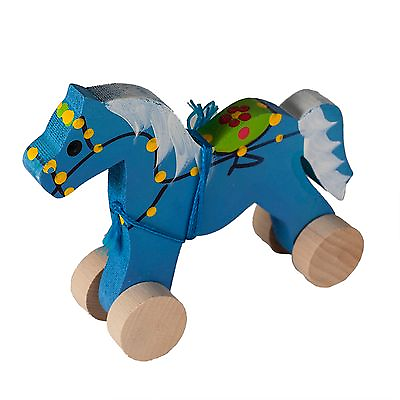 #ad Handmade ecological horse vintage toy natural wooden $10.00