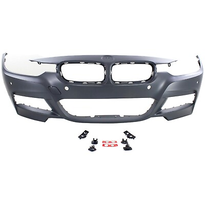 #ad Front Bumper Cover For 2013 2017 BMW 320i xDrive w M Sport PDC IPAS Cam Holes $205.55