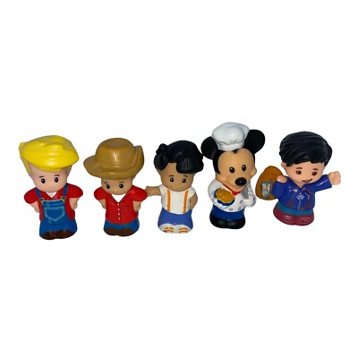 #ad Fisher Price Set of 5 Little People w Arms $22.95