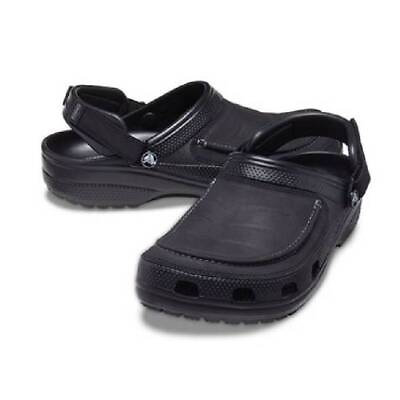#ad Crocs Sandals Yukon Vista 2 Clogs Mens Black Size M7 M10 M11 $121.00