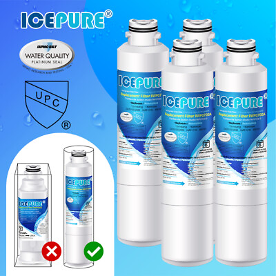 #ad 4 Pack Fit for Samsung DA29 00020B WF101 Refrigerator Water Filter Icepure $34.86