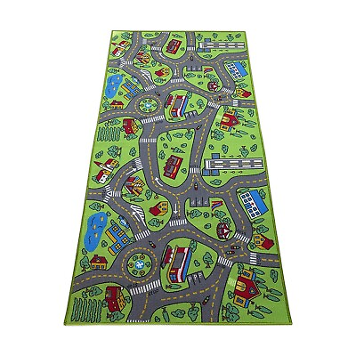 #ad Kids Rug Carpet Playmat City Life Learn Have Fun Safe Children#x27;s Educational... $39.94