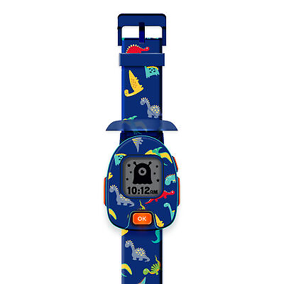 #ad PlayZoom Kids Dark Blue Dino Learning Educational Fun Games Smartwatch $9.99