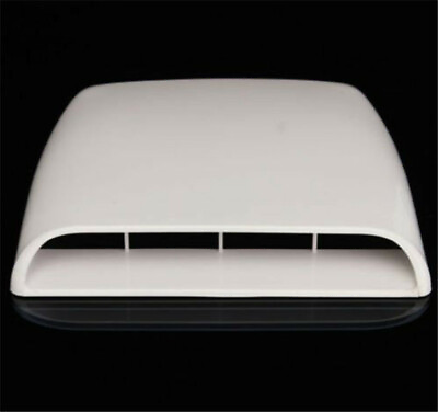 #ad Universal Car Decorative Air Flow Intake Hood Scoop Vent Bonnet Cover Trim $26.26