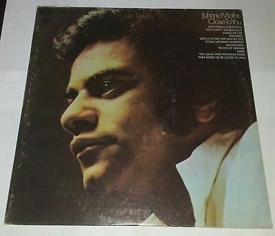 #ad Johnny Mathis Close To You 1970 33 rpm lp play tested $10.00