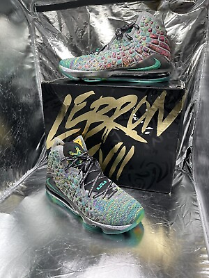 #ad Nike Lebron XVII LJFF 17 I Promise Basketball Shoe CD5052 300 Men#x27;s ***Size 17** $140.00