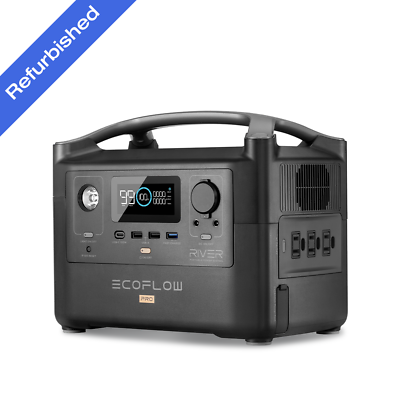 #ad #ad EcoFlow RIVER Pro Portable Power Station 720Wh Generator Certified Refurbished $299.00