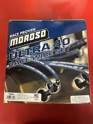 #ad Moroso Ultra 40 Plug Wire Set 73800 $149.99