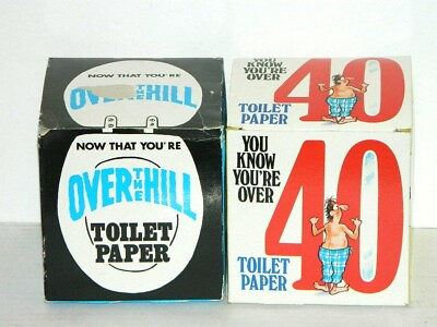 #ad Ivory Tower Vintage Novelty Cartoon Toilet Paper Rolls Gag Gift Collectible 1991 $5.99