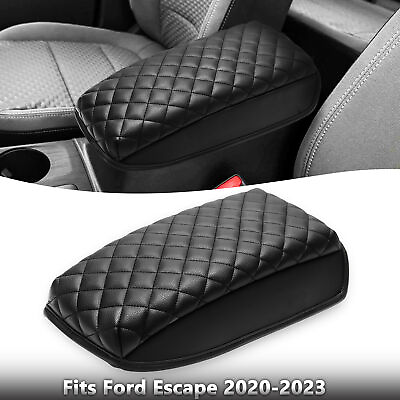 #ad Fits Ford Escape 2020 2024 Center Console Lid Armrest Cover Leather Cushion Pad $35.99