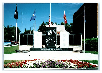 #ad Postcard Audubon County Veteran#x27;s Memorial IA Iowa dedicated 1995 K23 $2.99