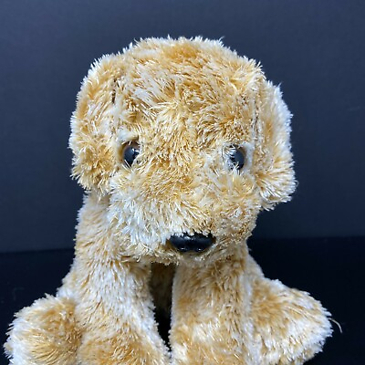 #ad Aurora Flopsies Tan Dog Plush 9quot; Stuffed Animal Cocker Spaniel Golden Lab Puppy $17.99