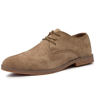#ad Mens Oxfords Lace up Business Casual Dress Formal Suede Leather Shoes $41.78