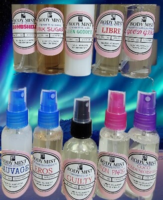 #ad BODY SPRAYS SCENTED COMPARABLE TO HIGH END TYPES $6.20