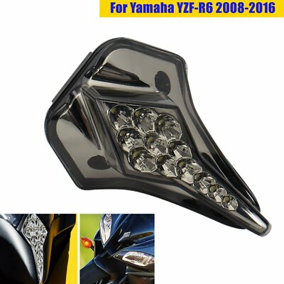 #ad For Yamaha YZF R6 Motorcyle LED Upper Head Front Running Pilot Light 2008 2016 $24.75