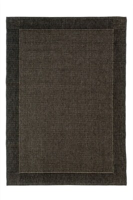 #ad Outdoor BLACK Rugs 100% Waterproof Area Mats Machine Made UV And Stain Resistant AU $117.00