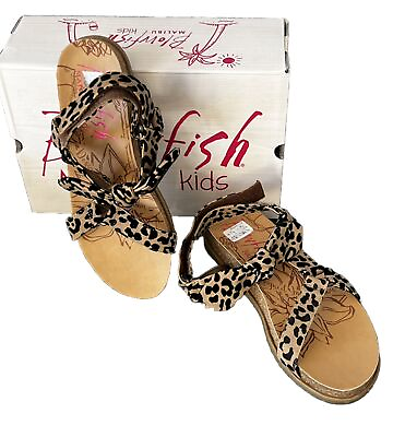 #ad Blowfish Malibu Kids Fancy K Sahara Leopard Grasslands Girls Size 5 $17.95