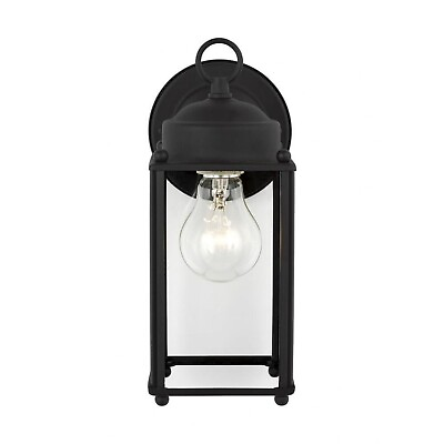 #ad Generation Lighting 8593 12 New Castle Clear Glass Outdoor Wall Sconce Lighti... $92.90