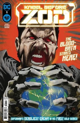 #ad KNEEL BEFORE ZOD #1 OF12 CVR A JASON SHAWN ALEXANDER NOW SHIPPING $4.39