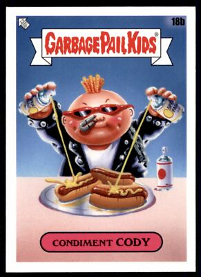 #ad 2021 Garbage Pail Kids Food Fight Base #18b CONDIMENT CODY $0.99