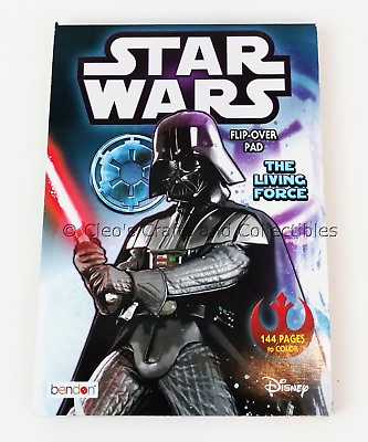 #ad Disney Star Wars Coloring amp; Activity Flip Over Pad The Living Force 144 Pages $3.49