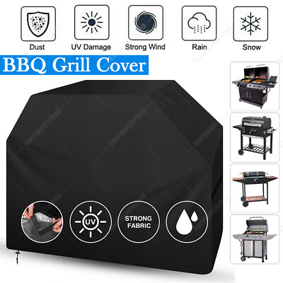 #ad BBQ Gas Grill Cover Barbecue Waterproof Outdoor Heavy Duty UV Protection 57 Inch $18.99