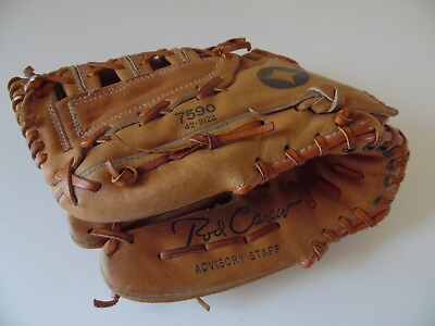Vintage Rod Carew Spalding Baseball Glove LHT Advisory Staff 7590 42 9122 $32.99