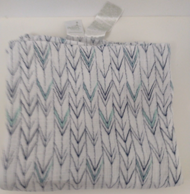 #ad Aden amp; Anais Cotton Muslin Swaddle Baby Blanket Blue Green Check Arrow Soft $20.69
