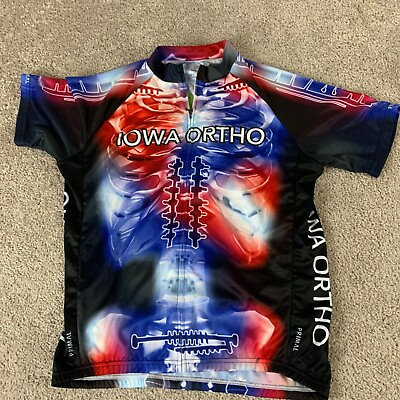 #ad Primal Cycling Jersey Mens Large Iowa Ortho Full Zip NEW F195 $25.16