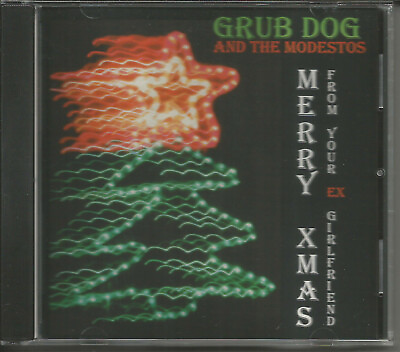 #ad GRUB DOG amp; THE MODESTOS Merry Xmas w 2 UNRELEASED TRX CHRISTMAS CD Single 2004 $34.99