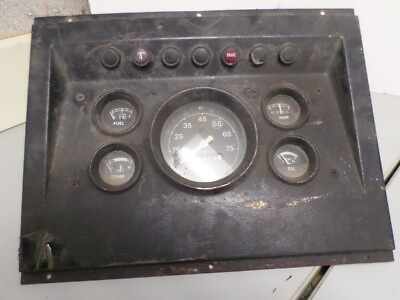 #ad Ford Louisville LTLN 8000 speedometer cluster E2HF 9273 AA Fuel AMP Oil Water $125.00