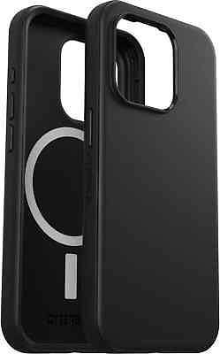 #ad OtterBox Symmetry MagSafe Series Case For Apple iPhone 15 Pro Max Black $29.99