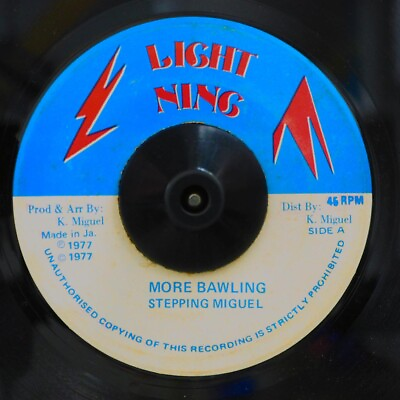 #ad VINYL 7 INCH Stepping Miguel More Bawling Version $18.07