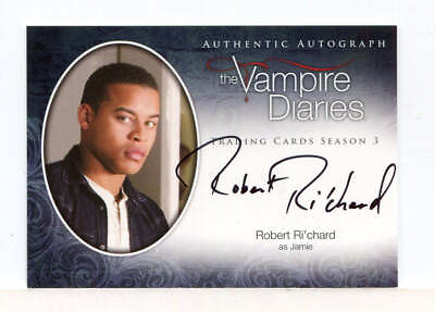 #ad Vampire Diaries Season Three Robert Ri#x27;chard as Jamie Autograph Card A21 $15.70